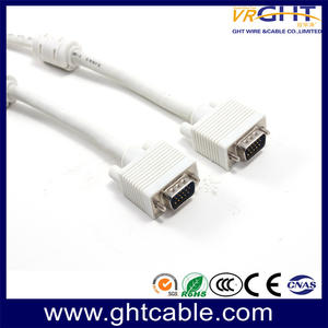 High Quality Male/Male VGA Cable 3+4 For Monitor/Projetor