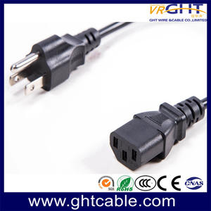 USA power cord for PC | Factory manufacture Direct Sale power cord from GHT