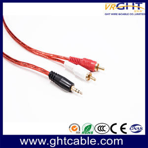 AUDIO CABLE with Gold plated head | Factory Direct Sale audio cable - GHT