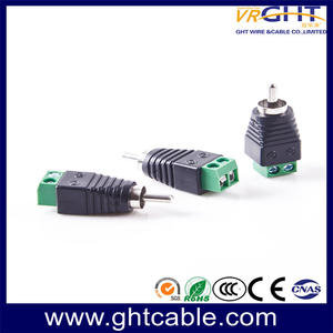 CCTV video DC balun connectors