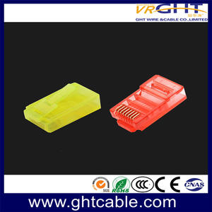 UTP CAT6 RJ45 8P8C Colorful Gold-Plated Content 1-50μ