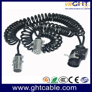 12V Trailer Cable Spiral Truck Cable