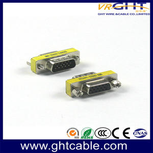 VGA MALE TO VGA FEMALE CONNECTOR 