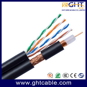 Cat5e UTP Cable & RG59 Coaxial Cable Muti-Media Network Cable