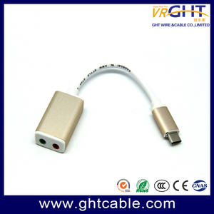 Earphone USB C Headphone Adapter To 3.5mm Audio Jack 